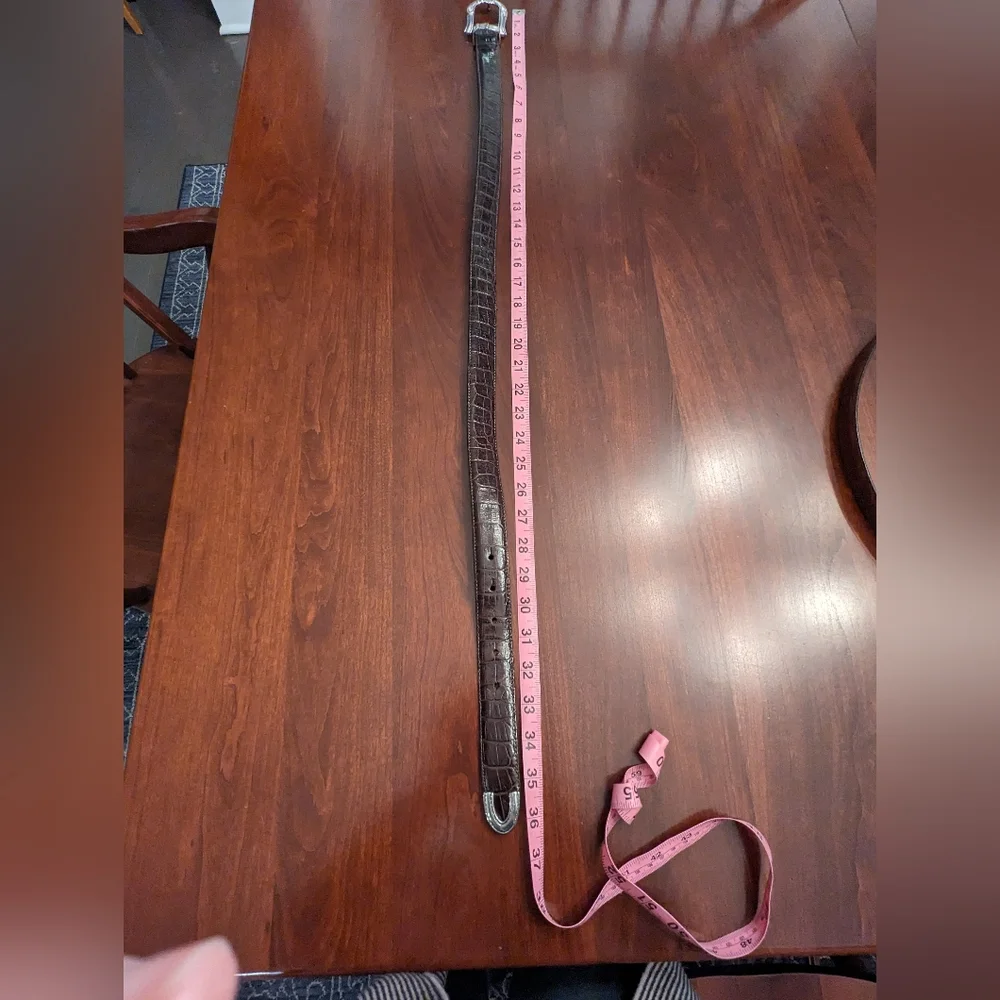 Two vintage Talbots Brighton collaboration leather belts. Size M - Picture 6 of 14